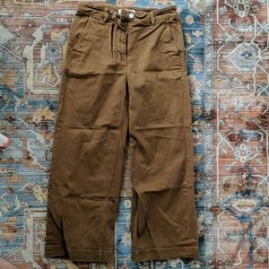 Everlane Wide-Leg Crop size 4 (Ochre)